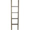 Ekena Millwork 15"W x 60"H x 3 1/2"D Vintage Farmhouse 4 Rung Ladder, Barnwood Decor Collection, Pebble Grey DECR015X060X04LDRPG - alternate 5